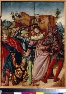 Der Kuss des Judas (Detail) von German School
