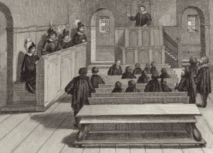 Hörsaal an der Universität Tübingen, Deutschland von German School