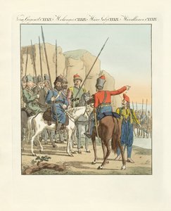 Leichte russische unregelmäßige Kavallerie von German School