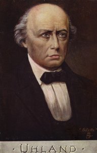 Ludwig Uhland (1787-1862), deutscher Dichter und Philologe von German School