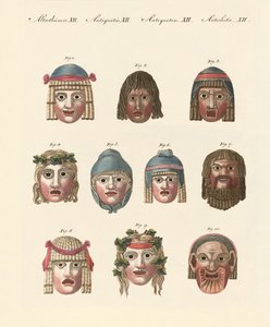 Masken der Antike von German School