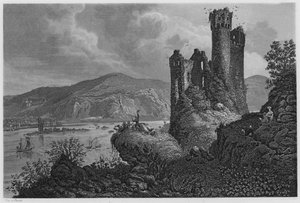 Mausethurm und Ehrenfels von German School