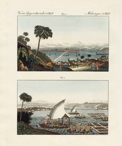 Mexiko-Stadt mit seinen Umgebungen und schwimmenden Gärten von German School