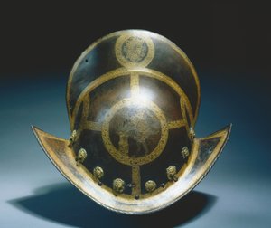 Morion der Staatsgarde von Kurfürst Christian I. von Sachsen, Nürnberg, ca. 1580-91 von German School
