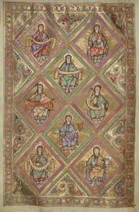 Ms. Czart. 1207 IV, fol.9v Das Leben Christi nach Matthäus, aus dem Evangeliarium der Kathedrale von Plock ca. 1075 von German School