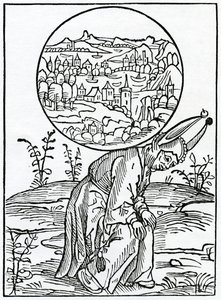 Von der übergroßen und kostspieligen Neugier der Menschen, Illustration aus Alexander Barclays englischer Übersetzung von 