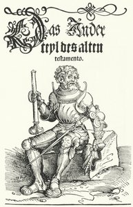 Seite aus der ersten Ausgabe von Luthers Altem Testament (Stich)