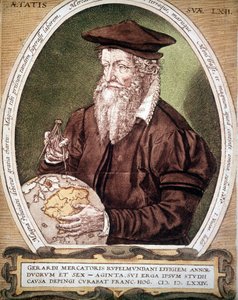 Porträt von Gerhard Kremer (Gerardus Mercator) (1512-1594) von German School
