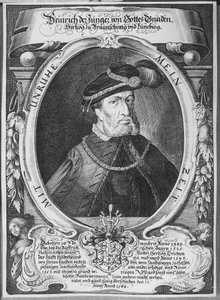 Porträt von Heinrich dem Jüngeren (1489-1568), Herzog von Braunschweig und Lüneburg von German School