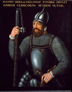 Porträt von Jan Žižka, Kriegsherr der Hussiten, 16. Jahrhundert
