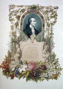 Porträt von Johann Wolfgang von Goethe (1749-1832), Dichter und Dramatiker von German School