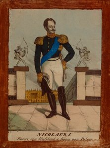 Porträt von Nikolaus I., Zar von Russland und König von Polen, Neuruppiner Bilderbogen, um 1850 von German School