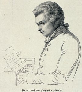 Porträt von Wolfgang Amadeus Mozart (1756-91)