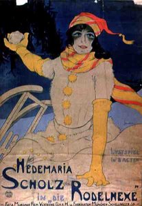 Plakat für Hedemaria Sholz in der 