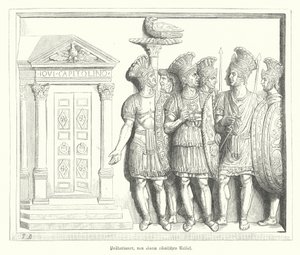 Prätorianergarde, nach einem römischen Relief von German School