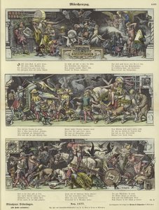 Prozession von Märchenfiguren von German School