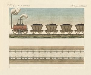 Eisenbahnen und Dampfschiffe von German School