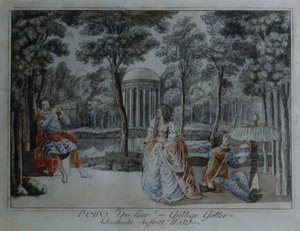 Szene aus Die Zauberflöte von Wolfgang Amadeus Mozart