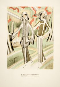Schöner Herbsttag, Outfits von Mossner, aus Styl, veröffentlicht 1922