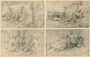 Soldaten an der Westfront von German School
