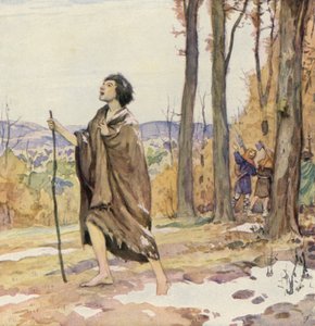 St. Franziskus auf dem Weg nach Gubbio von German School