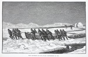 Das Zerbrechen unserer Eisscholle, 26. September 1883 von German School