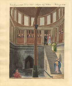 Der Nilometer auf der Insel Rawda bei Kairo von German School