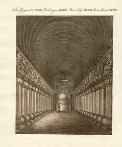 Die Höhlen von Carli in Indien von German School