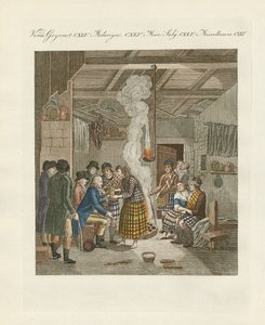 Der Highlander oder Bewohner des nördlichen Teils von Schottland