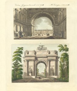 Der kaiserliche Winterpalast von St. Petersburg von German School