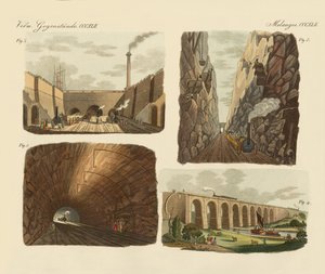 Die Eisenbahn zwischen Manchester und Liverpool von German School