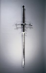 Zweihänderschwert mit Flammklinge, 1550-1600 von German School
