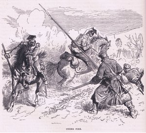Unter Beschuss, Cassells Geschichte des Krieges zwischen Frankreich und Deutschland, veröffentlicht von Cassell and Company Limited, ca. 1890 von German School