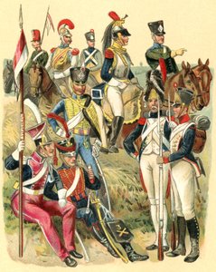 Uniformen französischer Truppen zur Zeit Napoleons I., aus 