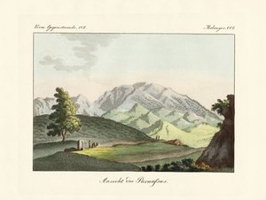Ansicht des Parnass in Griechenland
