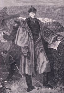 Von Moltke vor Paris, Cassells Geschichte des Krieges zwischen Frankreich und Deutschland, veröffentlicht von Cassell and Company Limited, ca. 1890 von German School