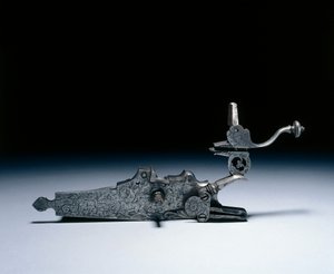 Radschloss von einem Jagdgewehr, frühes 18. Jahrhundert