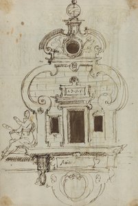 Wanddenkmal mit einer Armillarsphäre [verso] von German or Austrian 16th Century