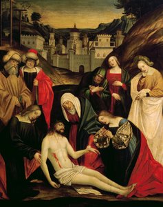 Beweinung Christi, ca. 1520 von Gerolamo Giovenone