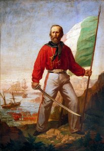 Giuseppe Garibaldi während der Landung der Tausend in Marsala