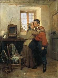 Der Aufbruch des Garibaldino von Gerolamo Induno