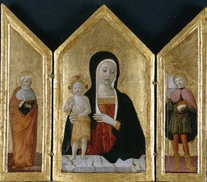 Madonna mit Kind und zwei Heiligen