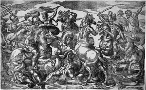 Schlacht der Lapithen und Kentauren, ca. 1600 von Geronima Cagnaccia Parasole