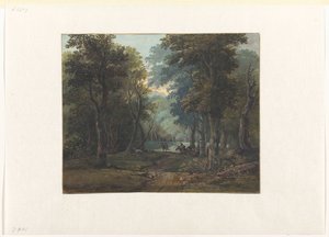 Jäger im Wald