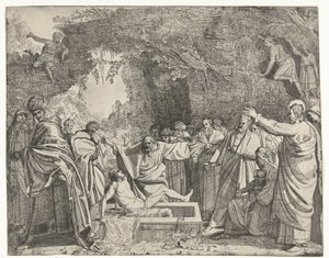 Auferweckung des Lazarus von Gerrit Bleker