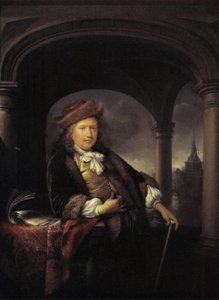 Selbstporträt im Alter von fünfzig Jahren von Gerrit Dou