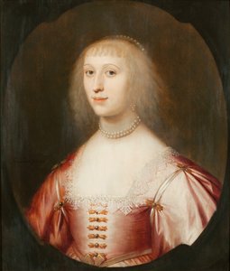 Porträt von Amalia von Solms-Braunfels 1602-1675, 1634 von Gerrit van Honthorst