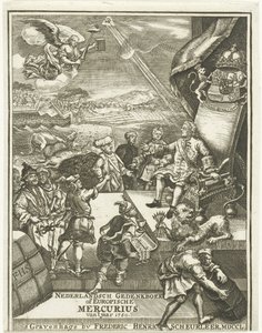 Titelseite für den Europischen Mercurius von 1750