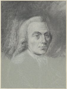 Selbstporträt von Gerrit Zegelaar, mit Perücke von Gerrit Zegelaar