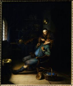 Der Zahnzieher von Gerrit Dou